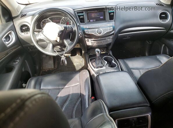 5N1DL0MM5HC517080 2017 INFINITI QX60 Белый Вид панели приборов