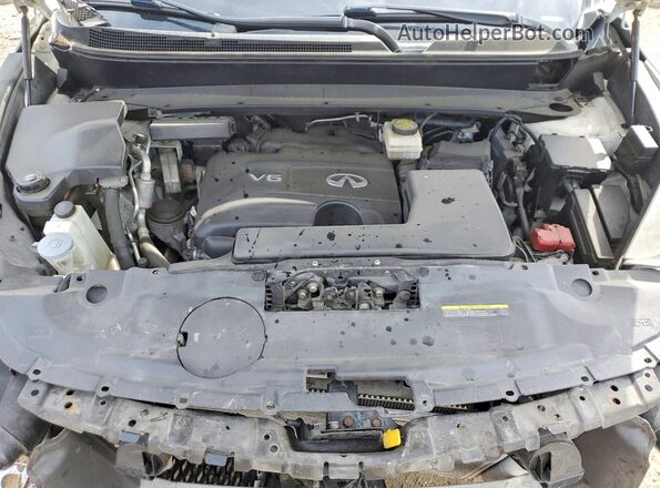 5N1DL0MM5HC517080 2017 INFINITI QX60 Белый Вид задней части салона