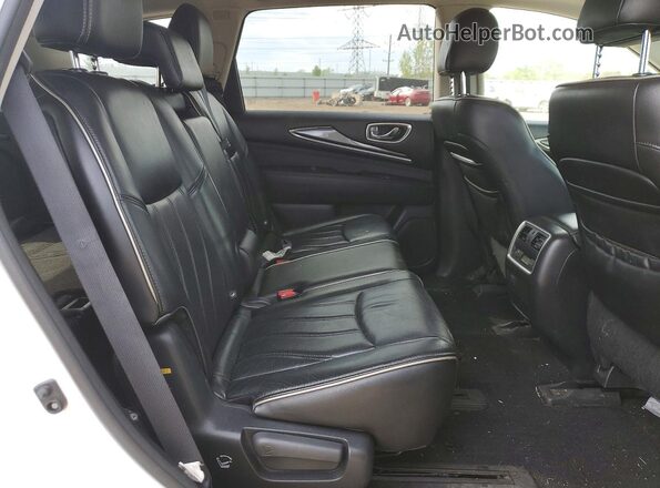 5N1DL0MM5HC517080 2017 INFINITI QX60 Белый Вид задних сидений