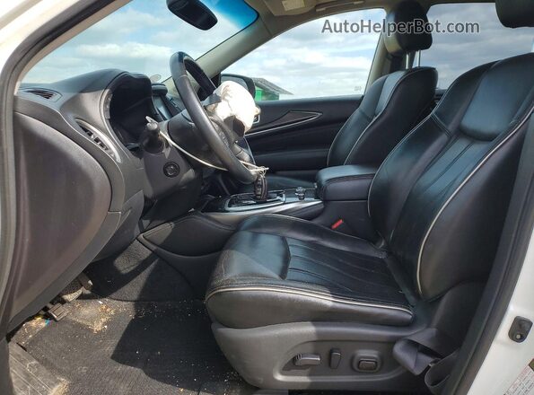 5N1DL0MM5HC517080 2017 INFINITI QX60 Белый Вид салона спереди
