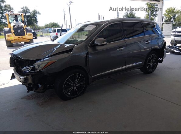 5N1DL0MM5HC560544 2017 INFINITI QX60 Pewter Front left