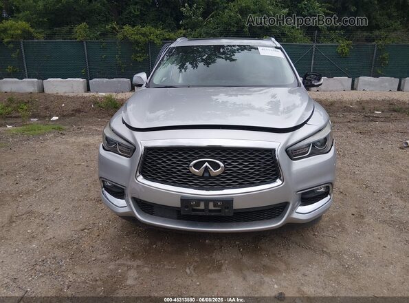 5N1DL0MM5JC503749 2018 INFINITI QX60 Silver Вид щитка приладів