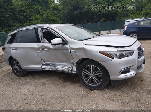 5N1DL0MM5JC503749 2018 INFINITI QX60 Silver Вид задньої частини салону