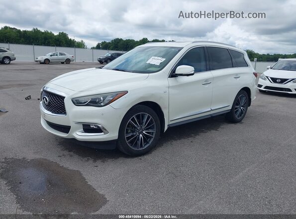 5N1DL0MM5JC507736 2018 INFINITI QX60 Белый Передняя левая четверть