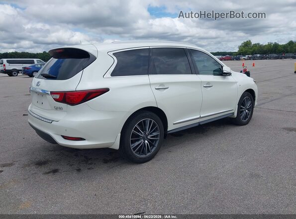5N1DL0MM5JC507736 2018 INFINITI QX60 Белый Задняя правая четверть