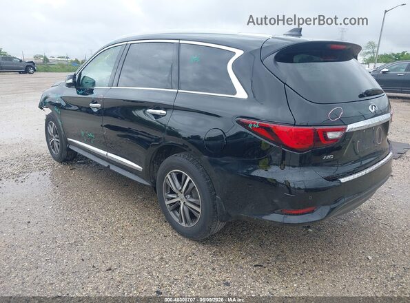 5N1DL0MM5KC566447 2019 INFINITI QX60 Black Rear left