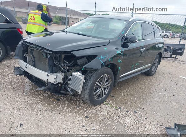 5N1DL0MM5KC566447 2019 INFINITI QX60 Black Front left