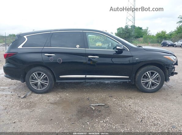 5N1DL0MM5KC566447 2019 INFINITI QX60 Black Rear interior view