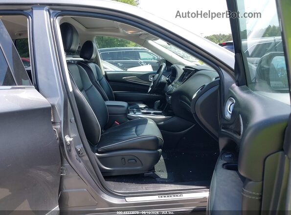 5N1DL0MM5KC569106 2019 INFINITI QX60 Gray Vista interior delantera