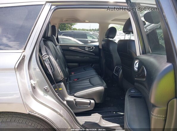 5N1DL0MM5KC569106 2019 INFINITI QX60 Gray Vista de la etiqueta del VIN