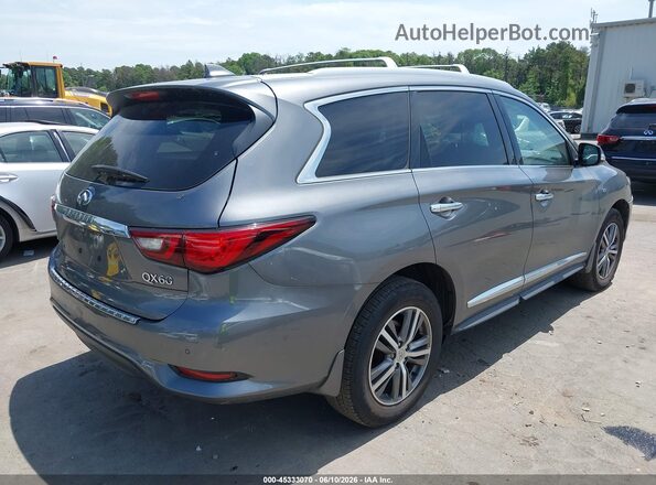 5N1DL0MM5KC569106 2019 INFINITI QX60 Gray Trasero derecho