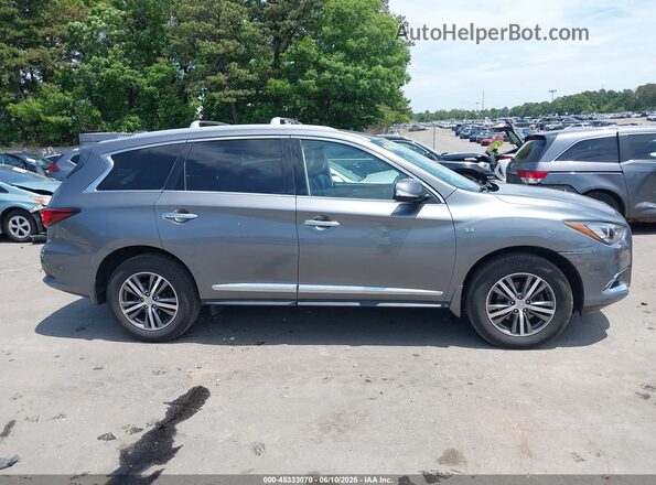 5N1DL0MM5KC569106 2019 INFINITI QX60 Gray Vista interior trasera