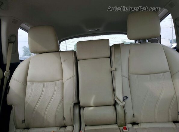 5N1DL0MM5LC518772 2020 INFINITI QX60 Black Vista de los asientos traseros