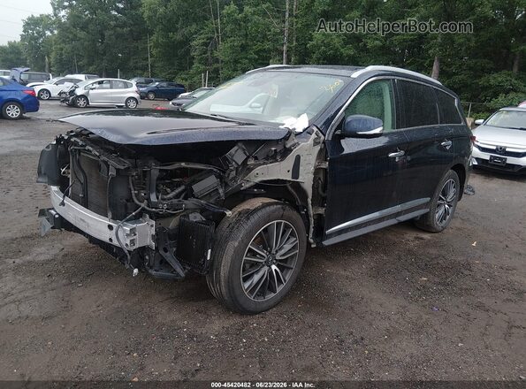 5N1DL0MM5LC535622 2020 INFINITI QX60 Blue Vista tres cuartos delantera izquierda