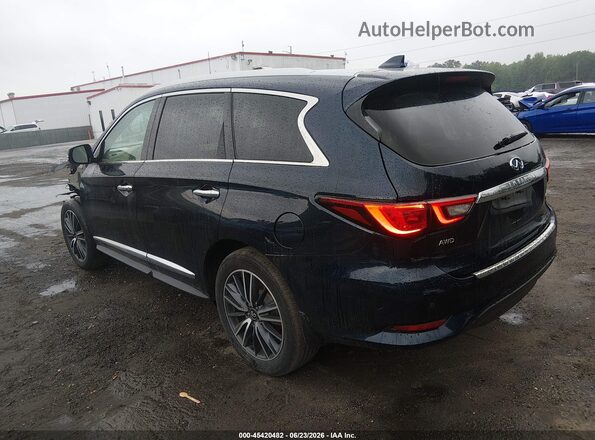 5N1DL0MM5LC535622 2020 INFINITI QX60 Blue Trasero izquierdo