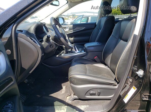 5N1DL0MM5LC548676 2020 INFINITI QX60 Черный Вид салона спереди