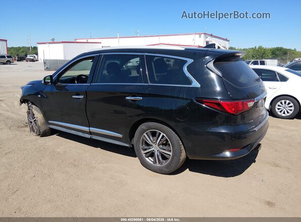 5N1DL0MM6HC510042 2017 INFINITI QX60 Black Tył lewy