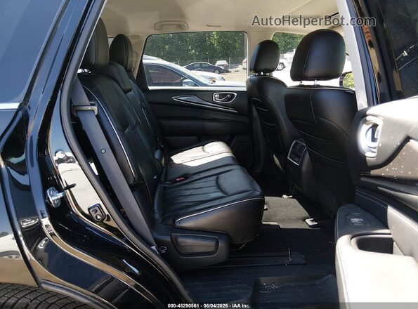 5N1DL0MM6HC510042 2017 INFINITI QX60 Black Widok naklejki z numerem VIN