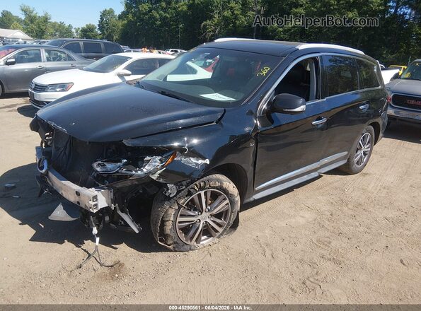 5N1DL0MM6HC510042 2017 INFINITI QX60 Black Przód lewy