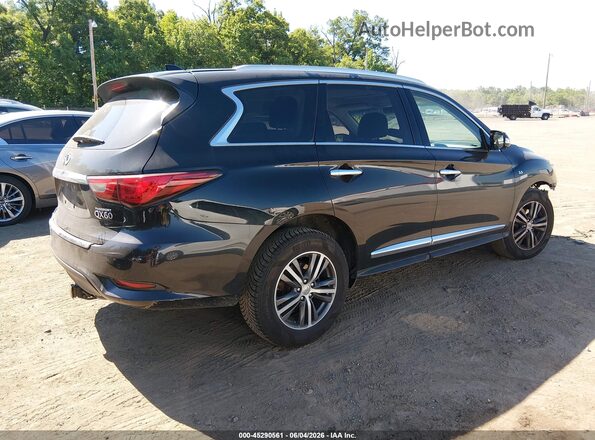 5N1DL0MM6HC510042 2017 INFINITI QX60 Black Tył prawy