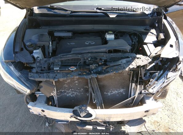 5N1DL0MM6HC510042 2017 INFINITI QX60 Black Widok z tyłu