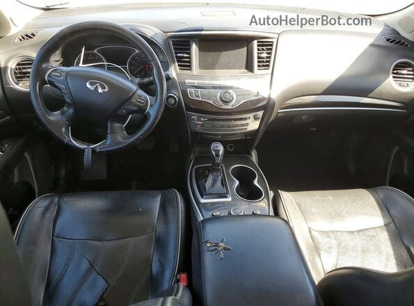5N1DL0MM6HC516309 2017 INFINITI QX60 Серый Вид панели приборов