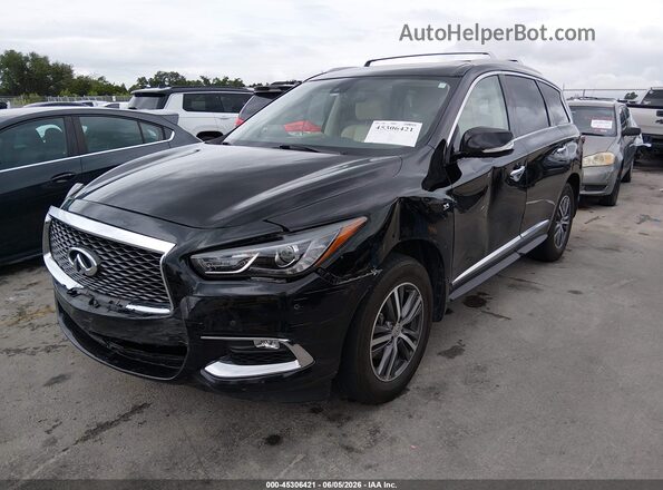 5N1DL0MM6HC554381 2017 INFINITI QX60 Black Front left