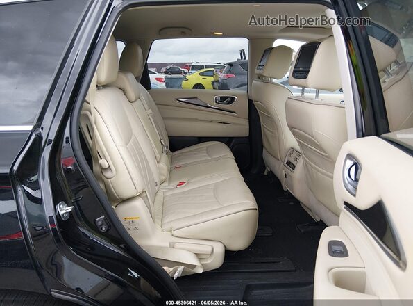 5N1DL0MM6HC554381 2017 INFINITI QX60 Black VIN sticker view