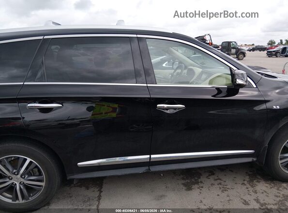 5N1DL0MM6HC554381 2017 INFINITI QX60 Black Rear interior view