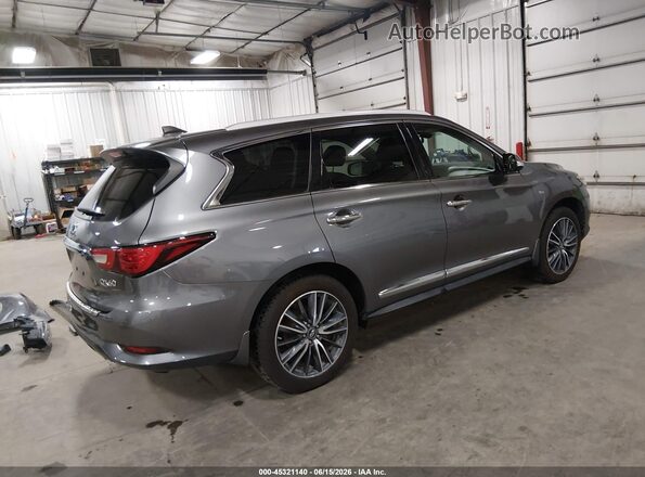 5N1DL0MM6HC556471 2017 INFINITI QX60 Серый Задняя правая четверть