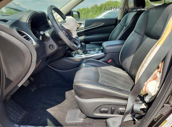 5N1DL0MM6JC500181 2018 INFINITI QX60 Black Вид салону спереду