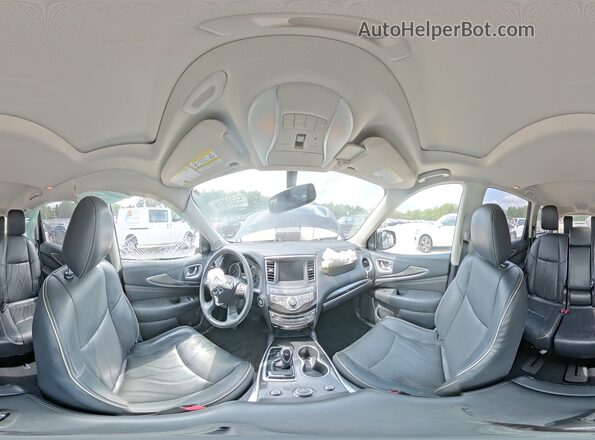 5N1DL0MM6JC500181 2018 INFINITI QX60 Black Панорамний вид салону 360°