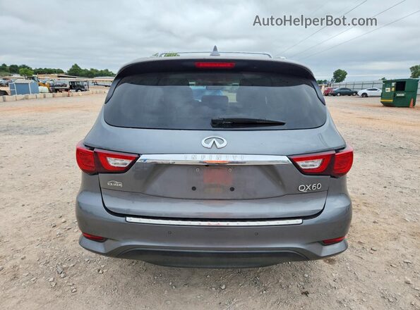 5N1DL0MM6JC503338 2018 INFINITI QX60 Gray Widok z tyłu