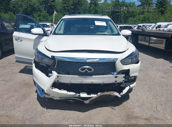 5N1DL0MM6JC516042 2018 INFINITI QX60 White Widok z przodu