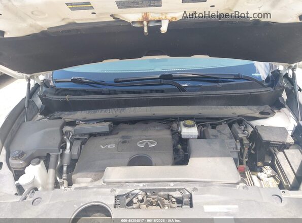 5N1DL0MM6JC516042 2018 INFINITI QX60 White Widok z tyłu