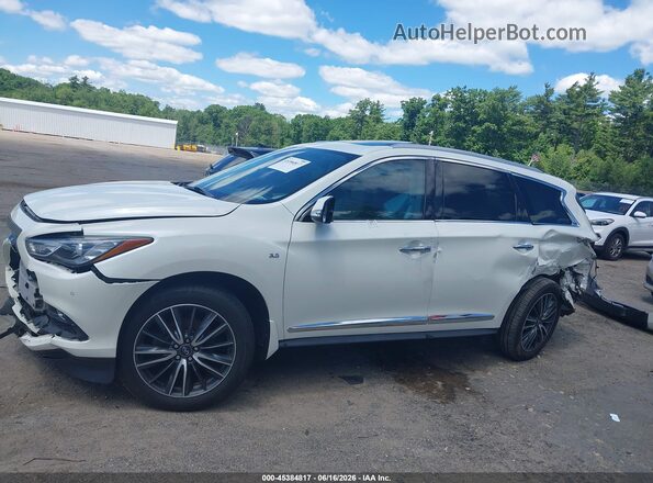 5N1DL0MM6JC516042 2018 INFINITI QX60 White Widok wnętrza 360 stopni