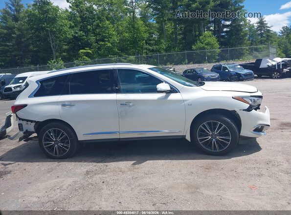 5N1DL0MM6JC516042 2018 INFINITI QX60 White Widok wnętrza z tyłu