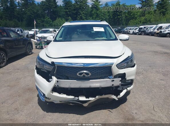 5N1DL0MM6JC516042 2018 INFINITI QX60 White Widok zestawu wskaźników