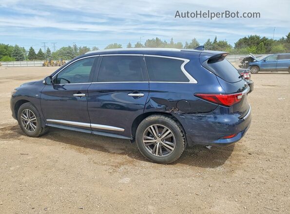 5N1DL0MM6JC521130 2018 INFINITI QX60 Blue Rear left