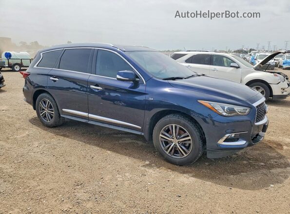5N1DL0MM6JC521130 2018 INFINITI QX60 Blue Front right