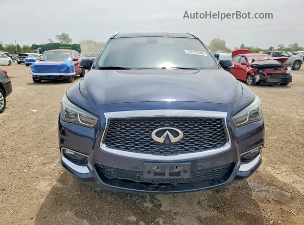 5N1DL0MM6JC521130 2018 INFINITI QX60 Blue Front view
