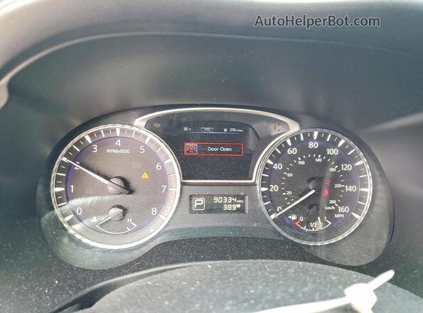 5N1DL0MM6JC521130 2018 INFINITI QX60 Blue Instrument cluster view