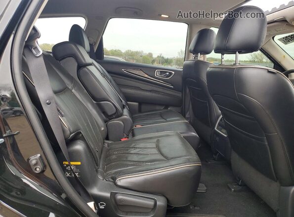 5N1DL0MM6JC528823 2018 INFINITI QX60 Black Vista interior trasera