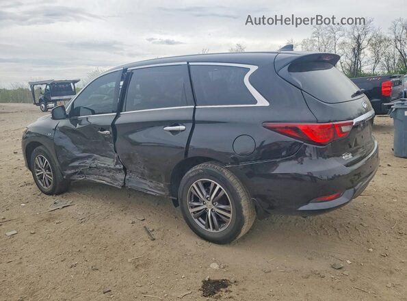 5N1DL0MM6JC528823 2018 INFINITI QX60 Black Trasero izquierdo