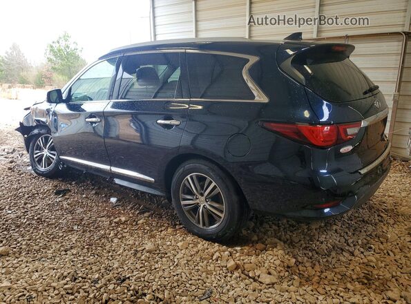 5N1DL0MM6KC510601 2019 INFINITI QX60 Blue უკანა მარცხენა