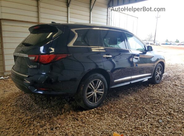 5N1DL0MM6KC510601 2019 INFINITI QX60 Blue უკანა მარჯვენა