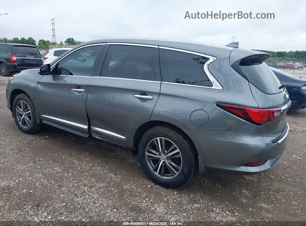 5N1DL0MM6KC512218 2019 INFINITI QX60 Серый Задняя левая четверть