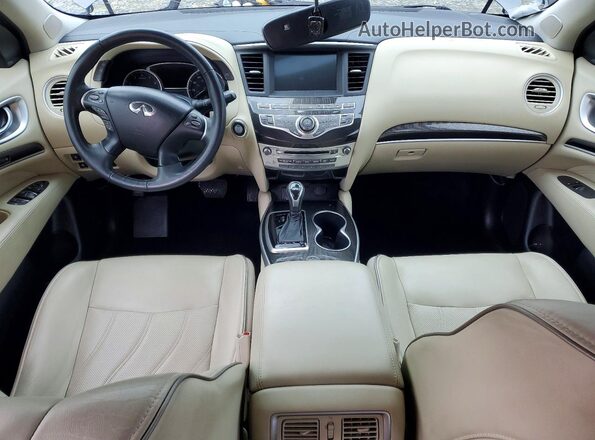 5N1DL0MM6KC521890 2019 INFINITI QX60 Gray Առջևի վահանակի տեսք