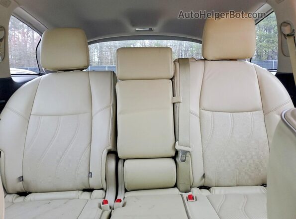5N1DL0MM6KC521890 2019 INFINITI QX60 Gray Հետևի նստատեղերի տեսք