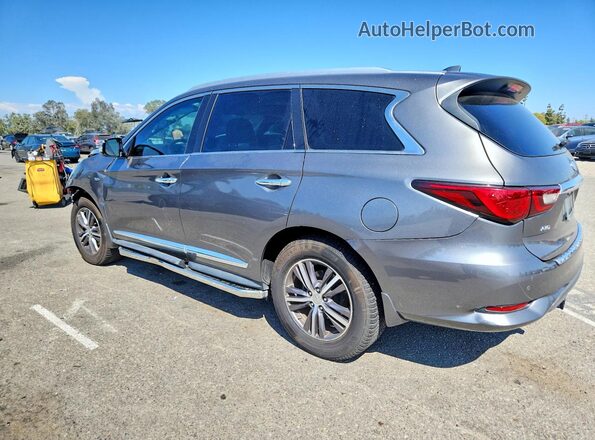 5N1DL0MM6KC524966 2019 INFINITI QX60 Gray უკანა მარცხენა